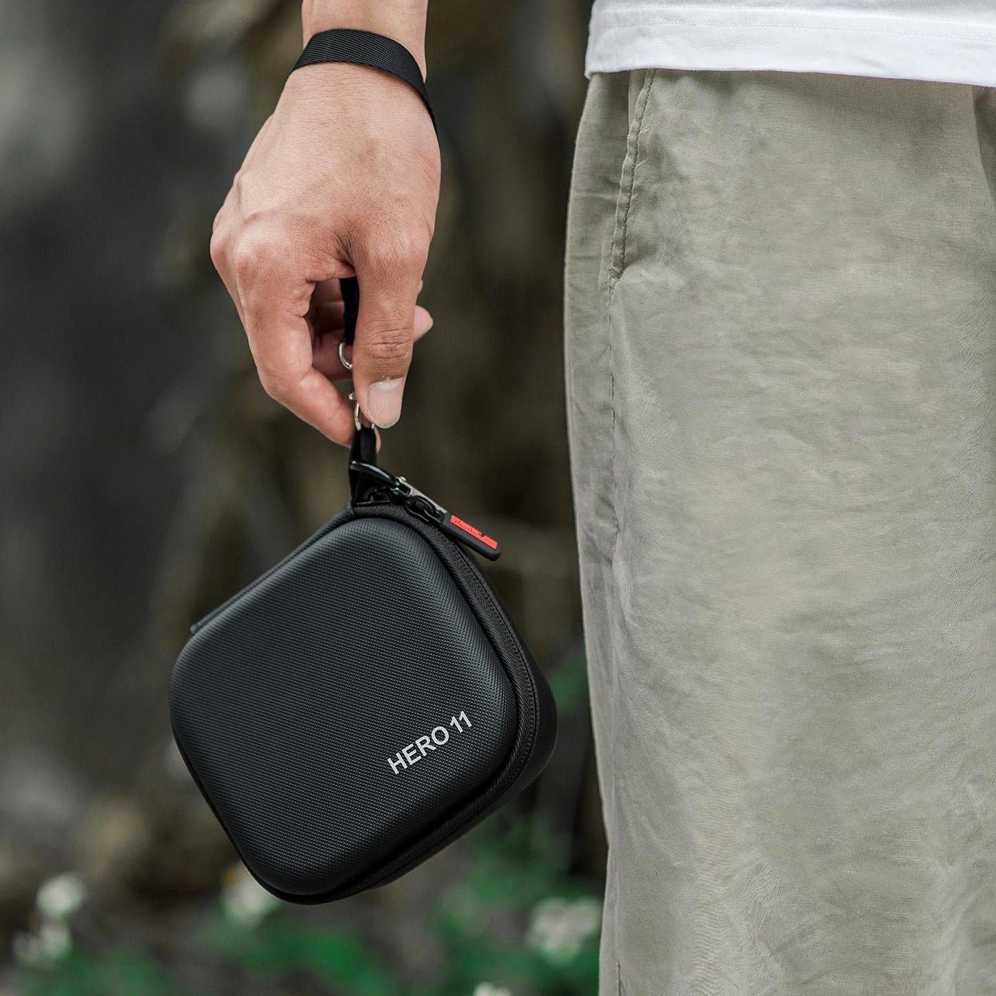 Gopro Hero11 Diamond Texture Leather Storage Bag-1915196742484234240