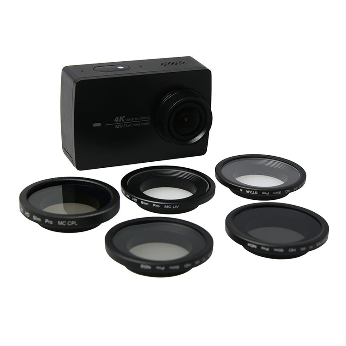 34Mm Pro Lens Filter For Xiaomi Xiaoyi Yi Ii 4K Action Camera - Cpl Uv Nd4 Nd2 Star 6-1915198377994358788