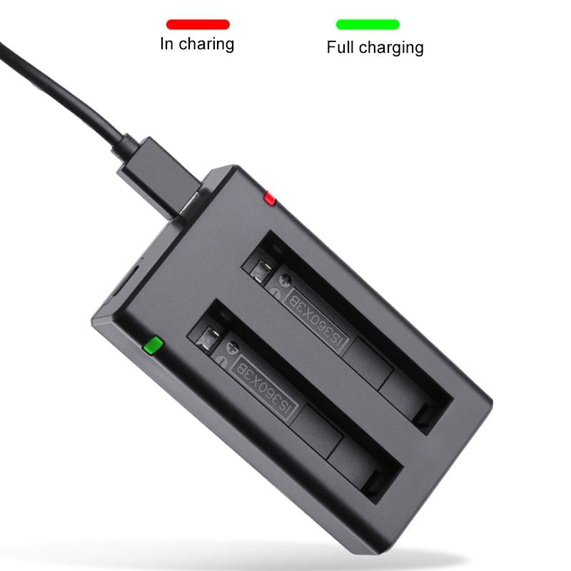 Insta360 X3 Dual Battery Charger With Indicator Light And Cable-1915196698465013762