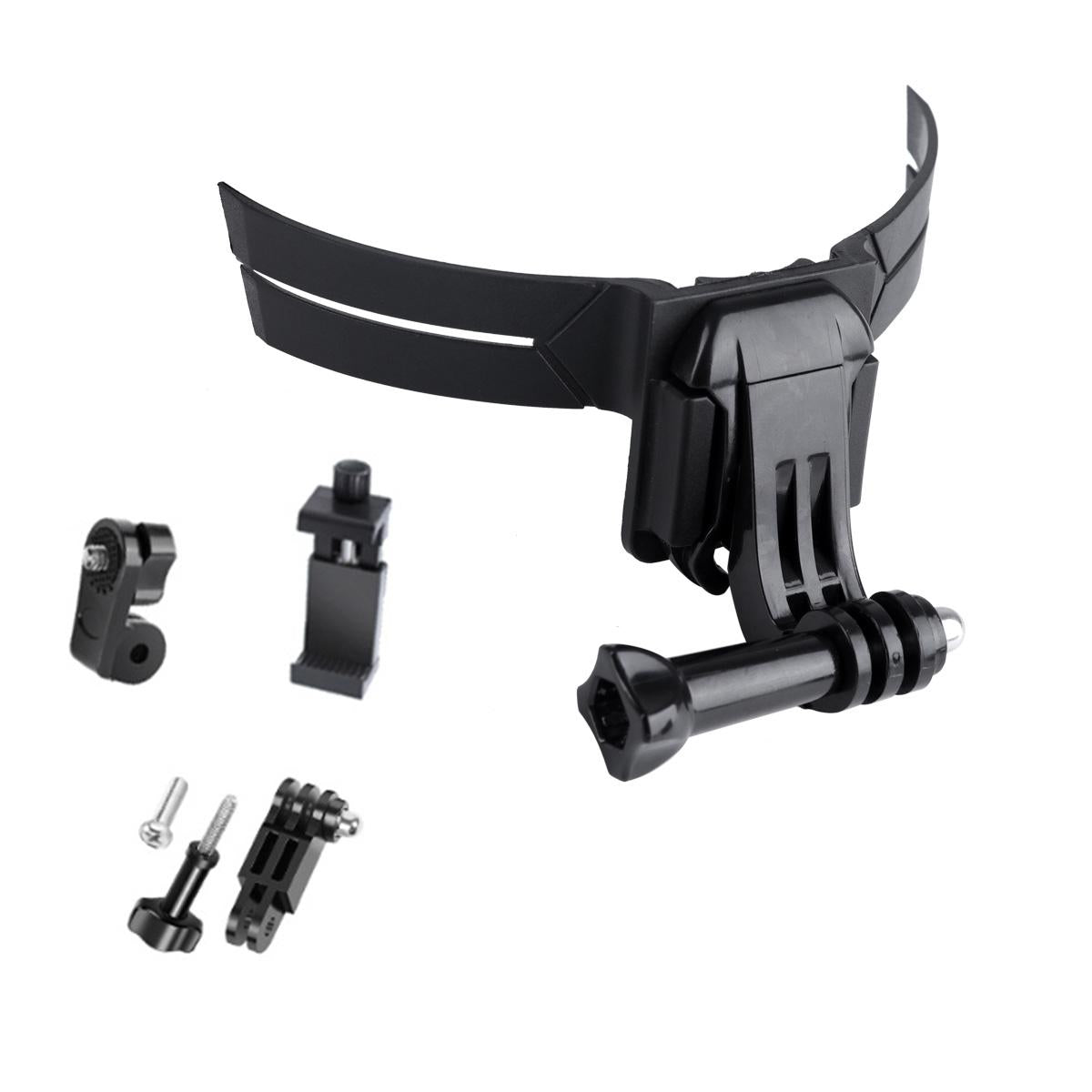 Helmet Mount Kit For Action Camera With Phone Clamp And Adapter-1915196675278901249