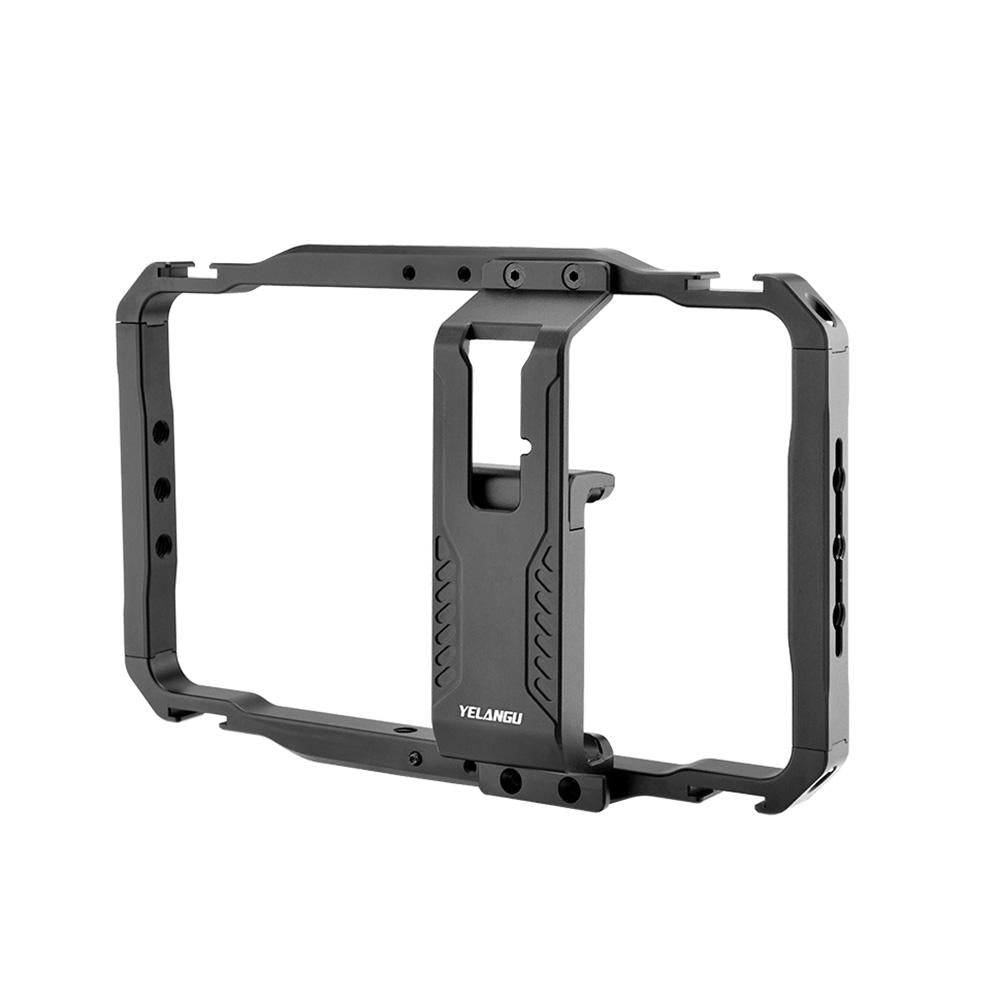 Vlogging Smartphone Video Rig - Metal Cage In Black-1915196798318809093