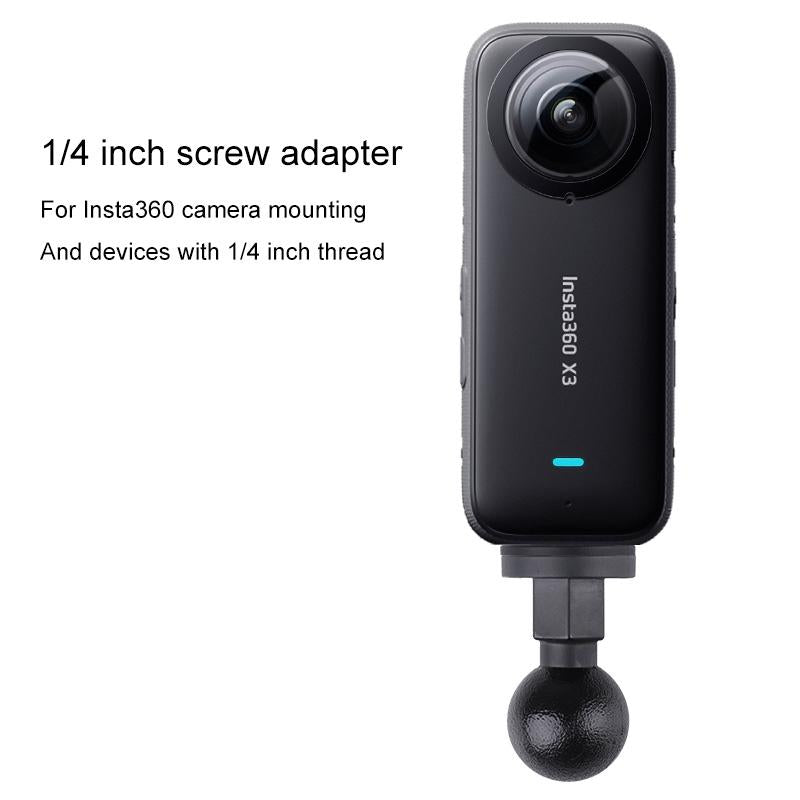 Universal 25Mm Ball Head Adapter For 1 / 4 Screws-1915196782497894404