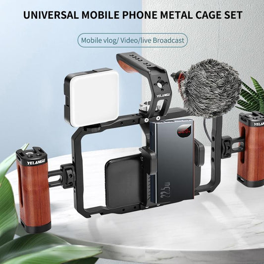 Smartphone Video Rig With Stabilizer Handles For Vlogging And Live Broadcast-1915196992557027329