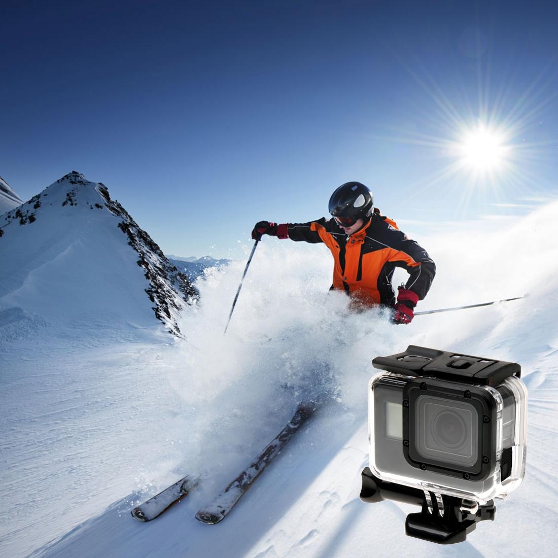 Protective Case For Gopro Hero6 / 5 With Skeleton Housing Buckle Mount And Screw-1915198299548291079