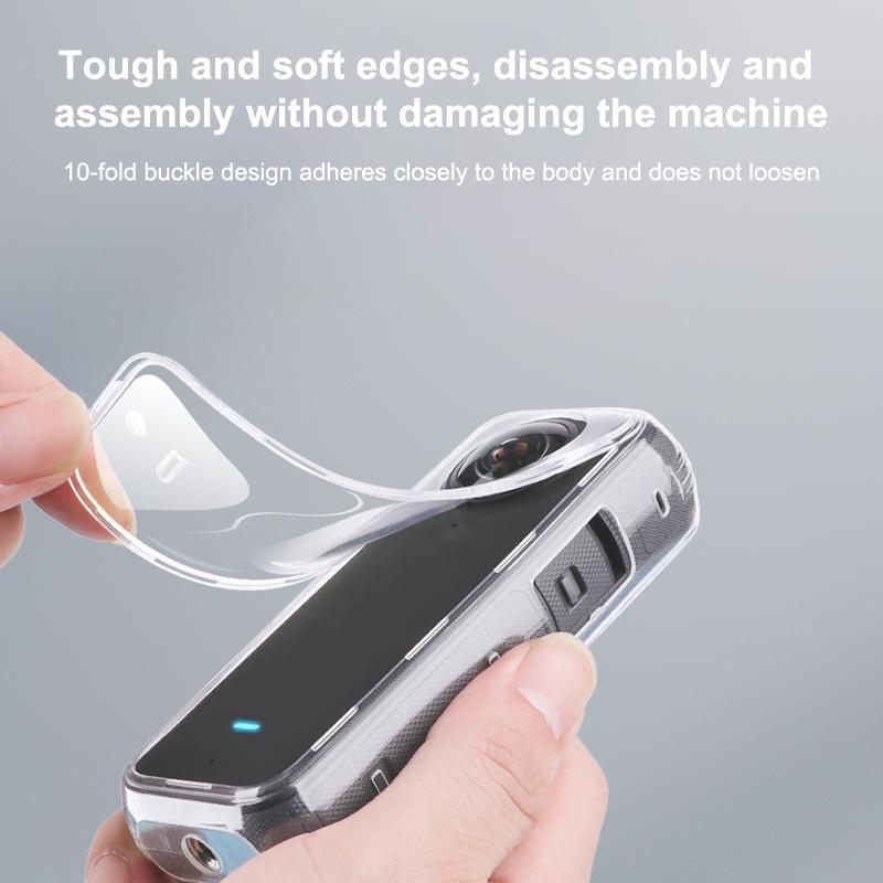 Clear Tpu Protective Case For Insta360 X3-1915196607213735940