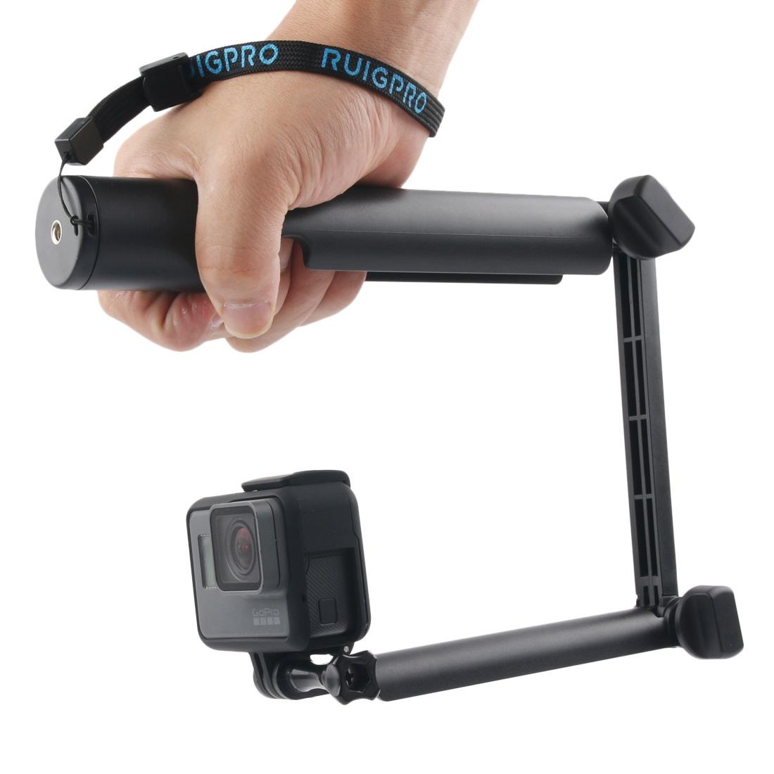 3-In-1 Monopod Selfie Stick For Action Cameras-1915196687220084741