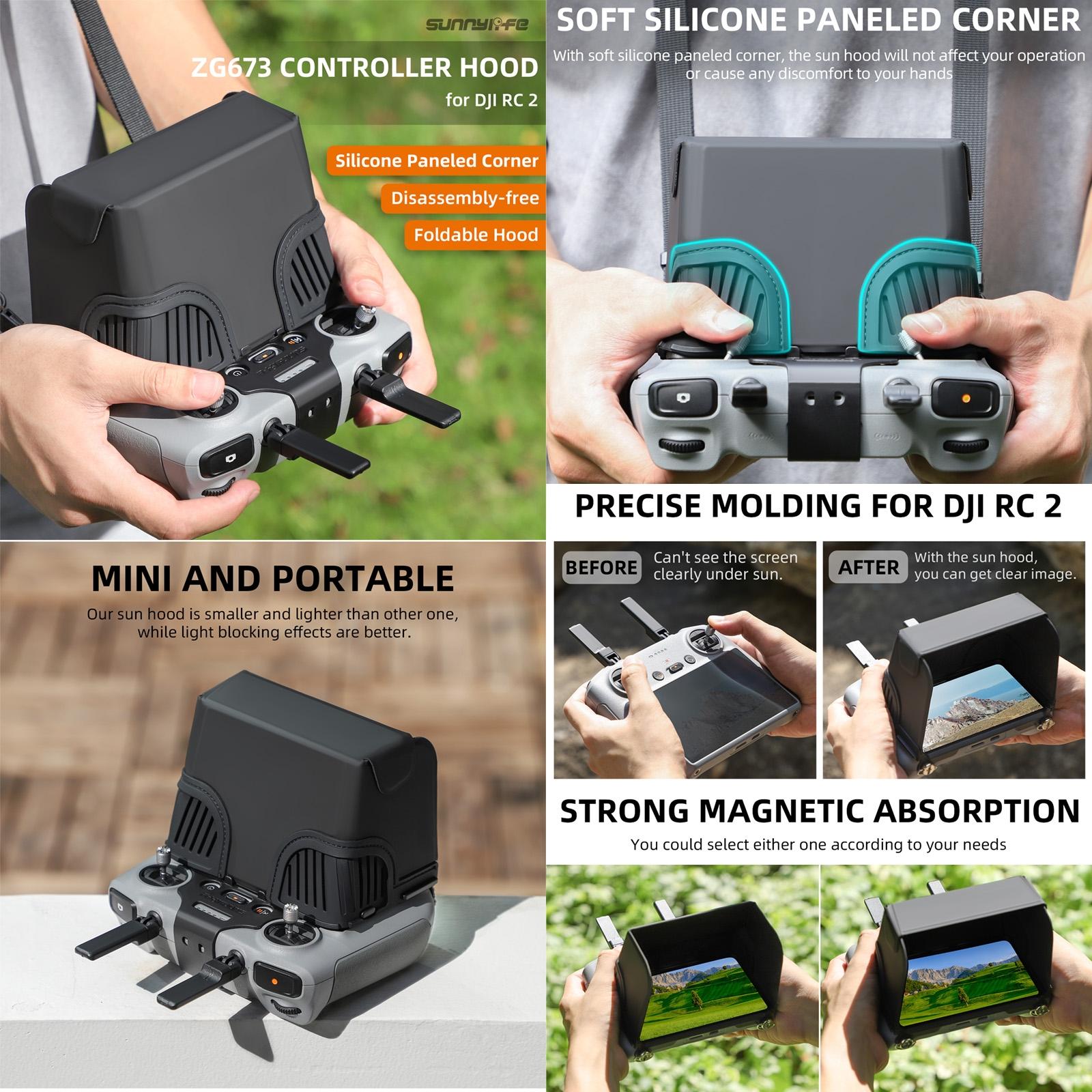 Remote Control Sunshade Hood Cover For Dji Rc Drones-1915196699446480898