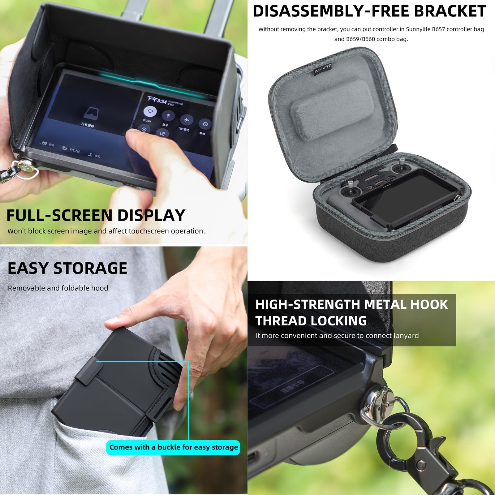 Remote Control Sunshade Hood Cover For Dji Rc Drones-1915196699446480899