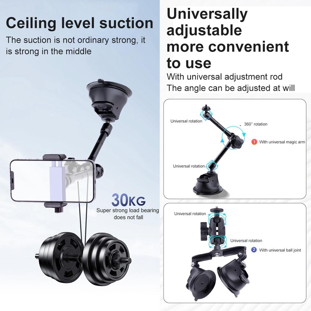 Articulating Magic Arm With Suction Cup Phone Mount-1915196671285923844