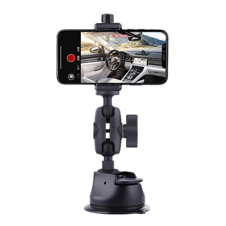 Single Suction Cup Arm Phone Mount With Connecting Rod-1915196730387861512