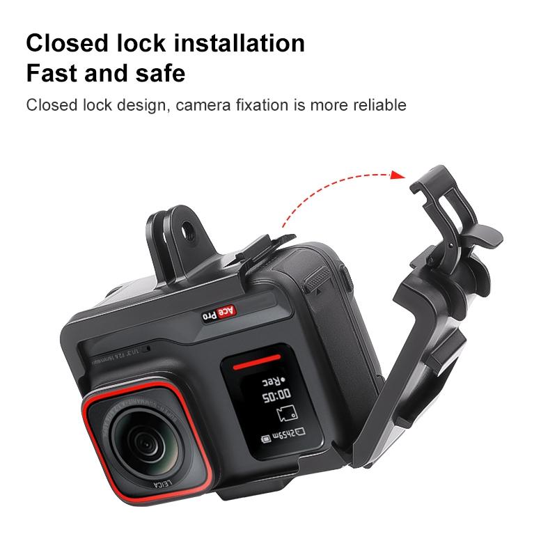 Insta360 Ace / Ace Pro Dual Cold Shoe Cage Expansion Adapter-1915196710141956099