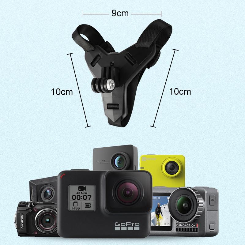 Universal Action Camera Helmet Mount - Compatible With Gopro Insta360 Dji And More-1922443392957157381