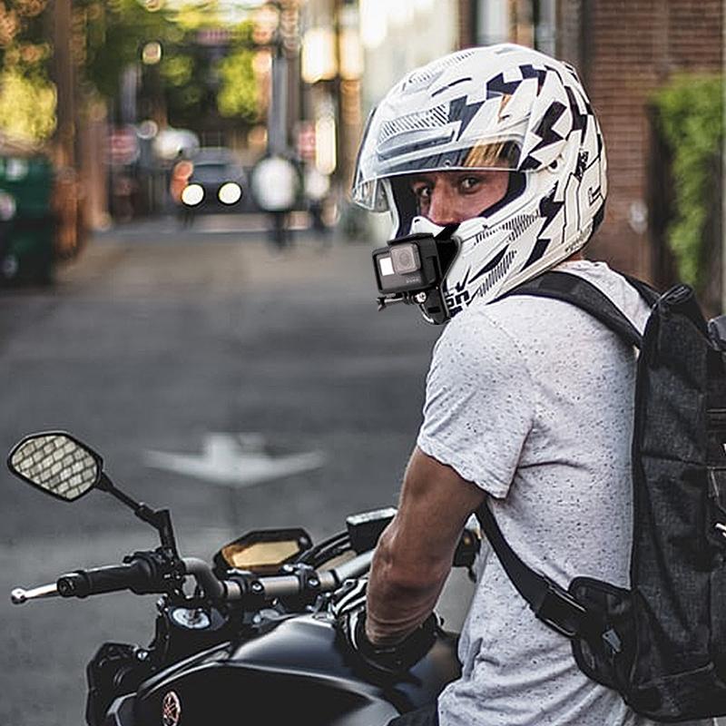 Universal Action Camera Helmet Mount - Compatible With Gopro Insta360 Dji And More-1922443392957157382