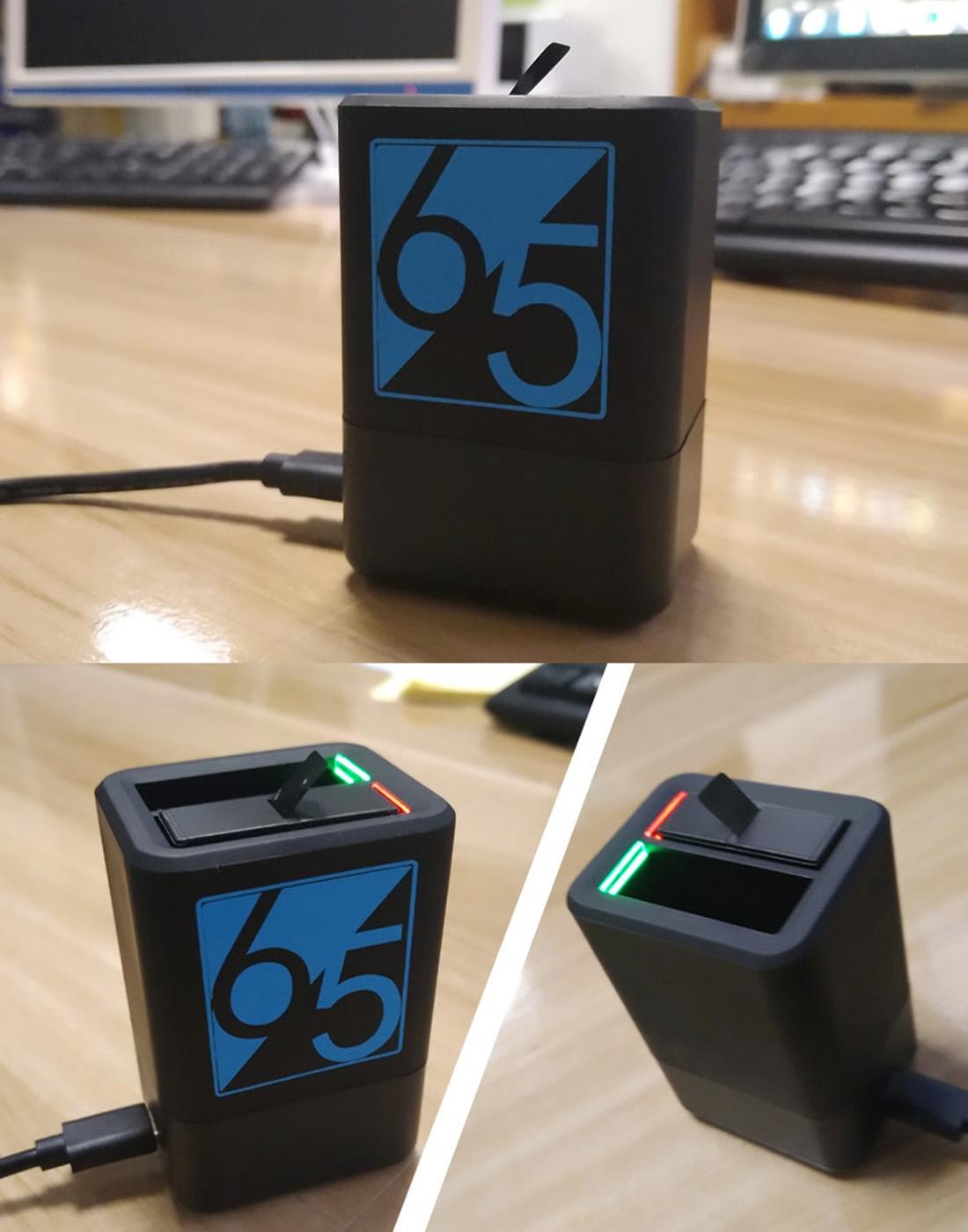 Usb-C Dual Battery Charger For Gopro Hero6 / 5 With Cable-1915197896836386824