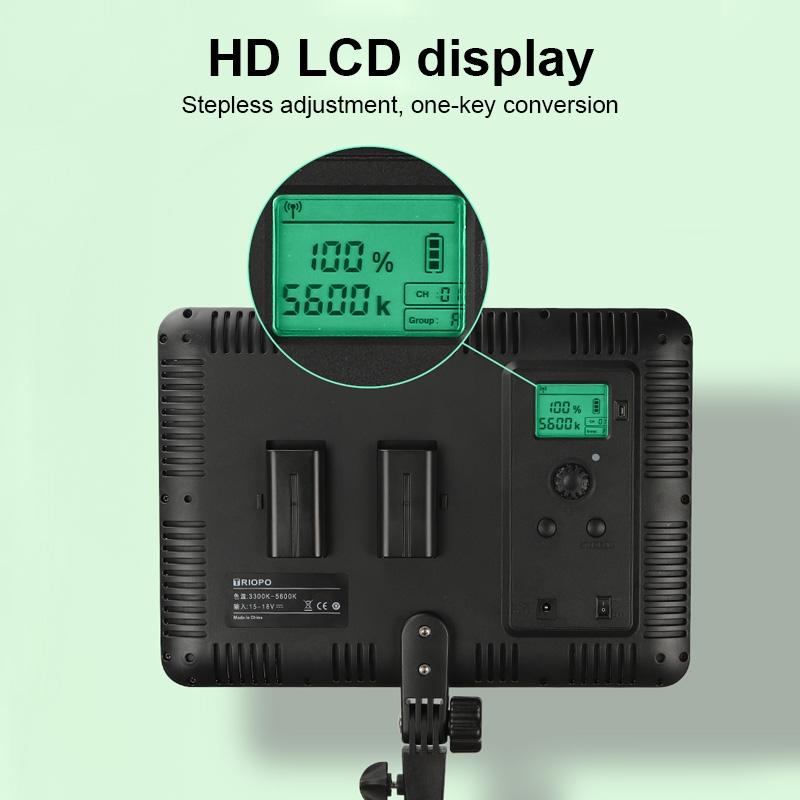 600 Led Flat Fill Light With Remote & Display - Ttv-600-1915197283830468608