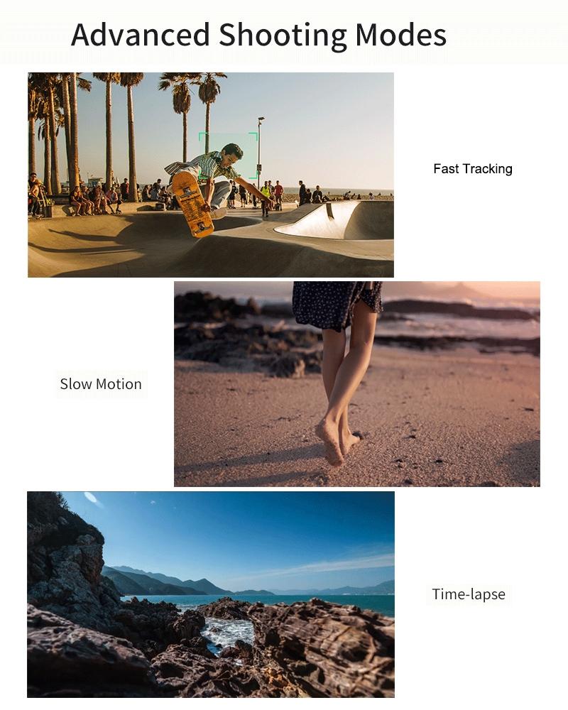 Foldable 3-Axis Gimbal For Action Camera And Smartphone - Grey-1915196546857701382