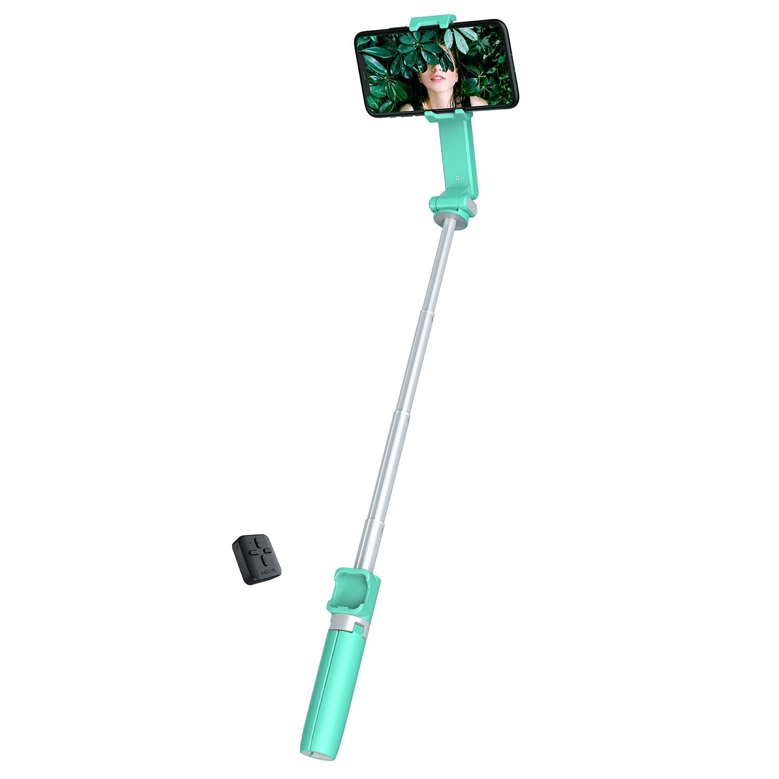 Portable Smartphone Gimbal Stabilizer - Foldable Green-1915196542168469504