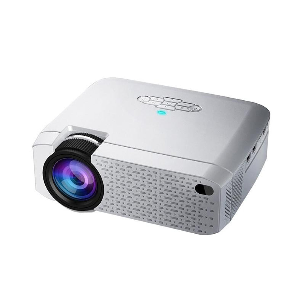 Portable Home Theater Projector - 1600 Lumens Hd Silver-1915196597466173440