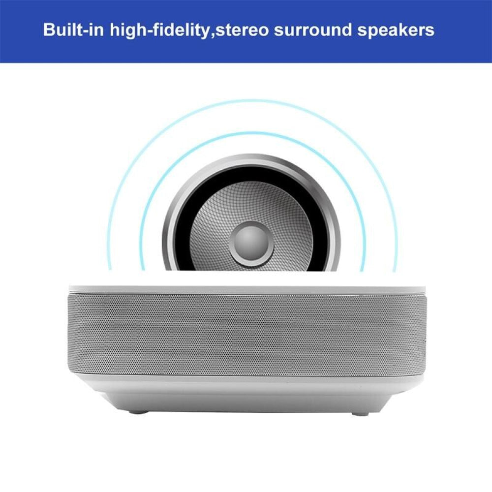 Portable Home Theater Projector - 1600 Lumens Hd Silver-1915196597466173445