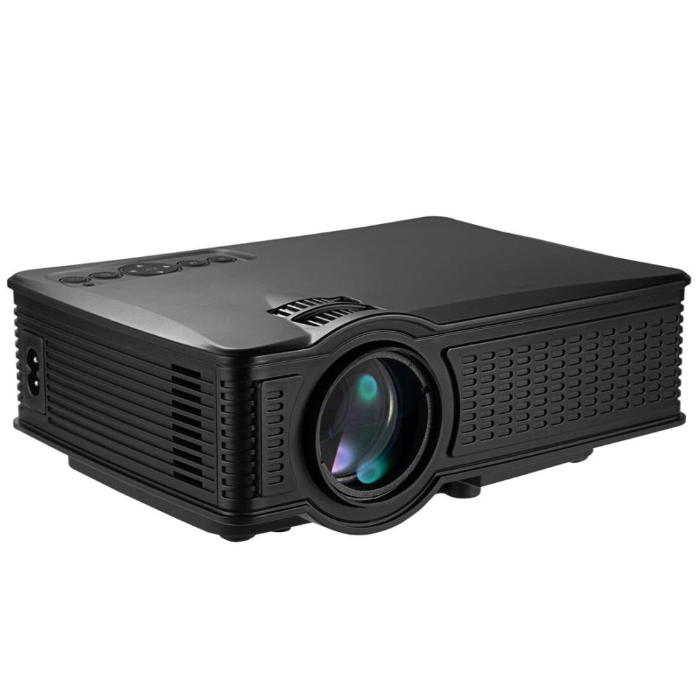 1800 Lumens Home Theater Projector With Remote - Supports Av Usb Vga Hdmi - Black-1915196502574239752