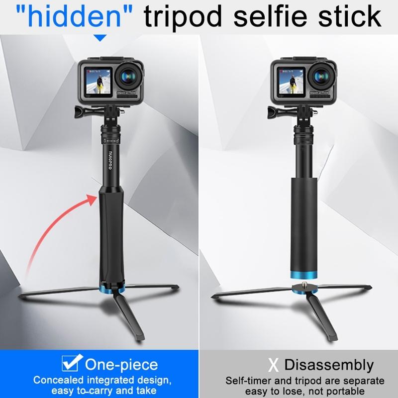 Telescopic Selfie Stick For Action Cameras-1915196721831481353