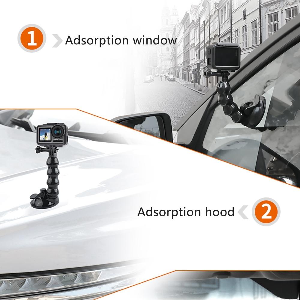 Universal Suction Cup Mount For Gopro And Other Action Cameras-1915196739871182856