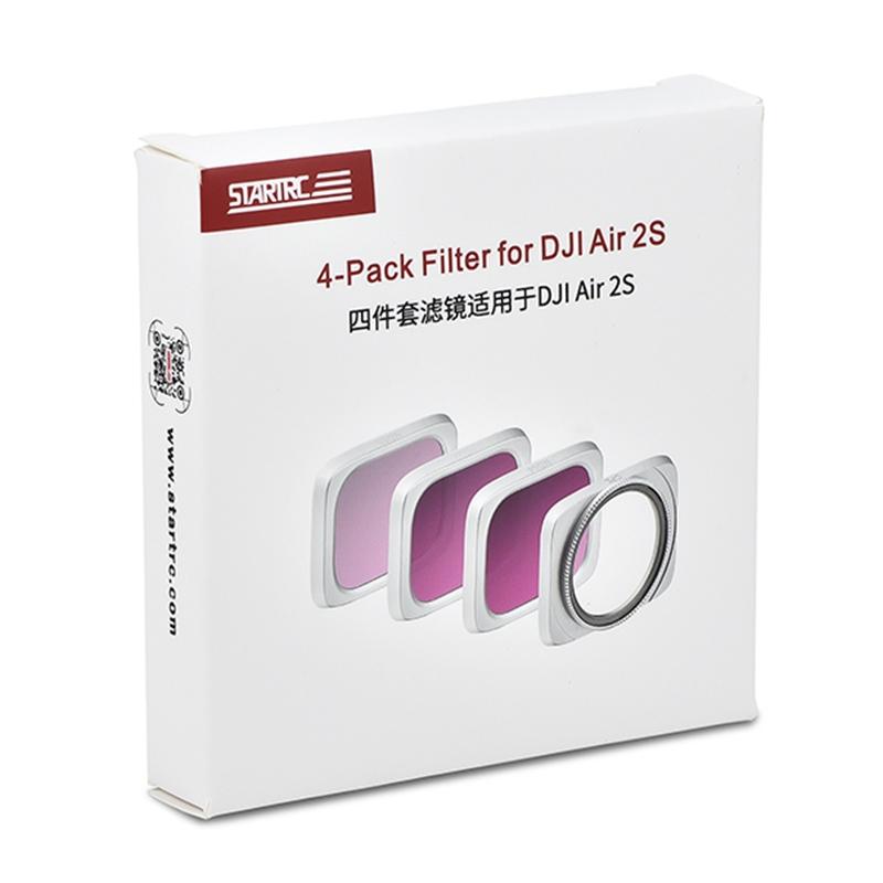 Drone Lens Filter Set For Dji Air 2S - 4 In 1 Cpl Nd16 Nd32 Nd64-1915197600965988359