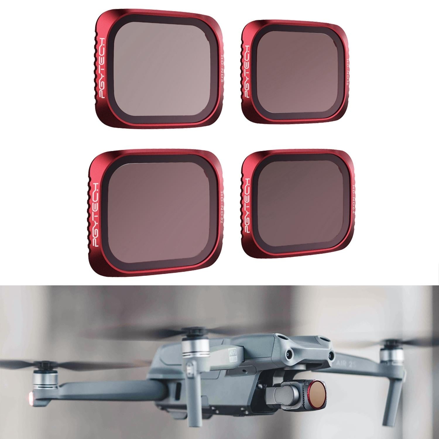 4-In-1 Lens Filter Kit For Dji Air 2S - Nd8 Nd16 Nd32 Nd64-1915197802523267073