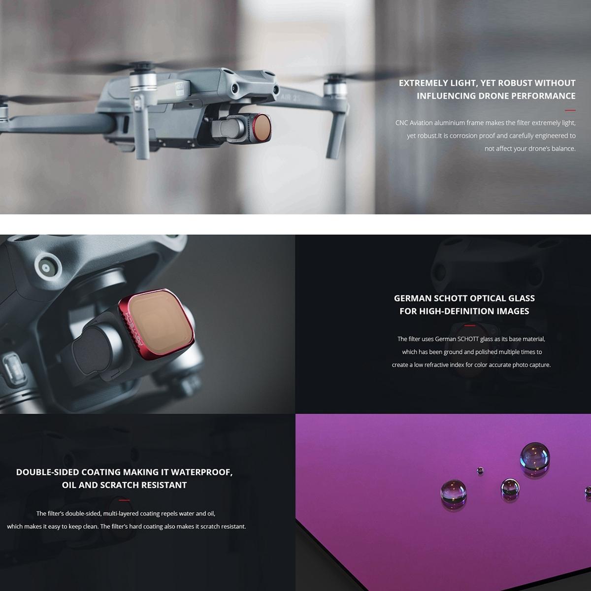 Variable Vnd 6-9 Stop Lens Filter For Dji Air 2S-1915197436196950021
