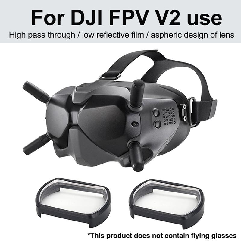 2 Pack Aspherical Myopia Lens For Dji Fpv Goggles V2-1915197910102970370