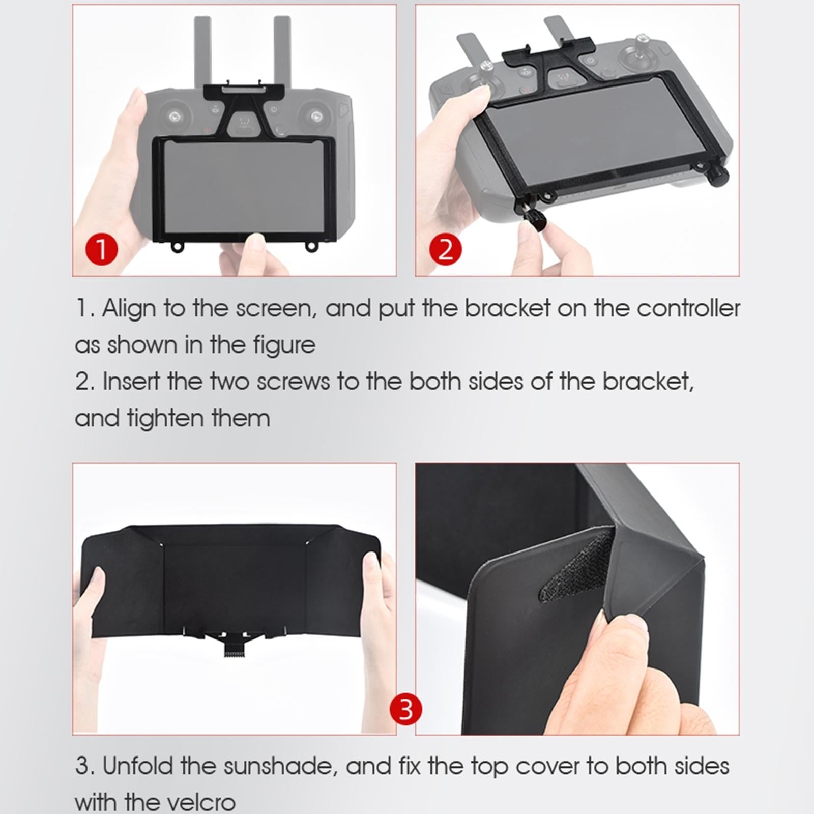 Foldable Sunshade With Screen Bracket For Dji Mavic Drones-1915196675723497476