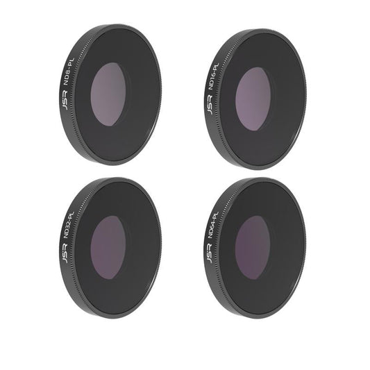 4-In-1 Lens Filter Set For Dji Action 3 - Nd8Pl Nd16Pl Nd32Pl Nd64Pl-1915197868734550017