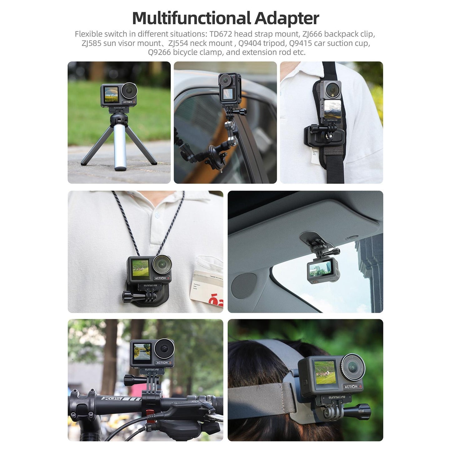 Magnetic Adapter Mount For Dji Action Cameras - Compatible With Action 2 3 And 4-1915196709542170630