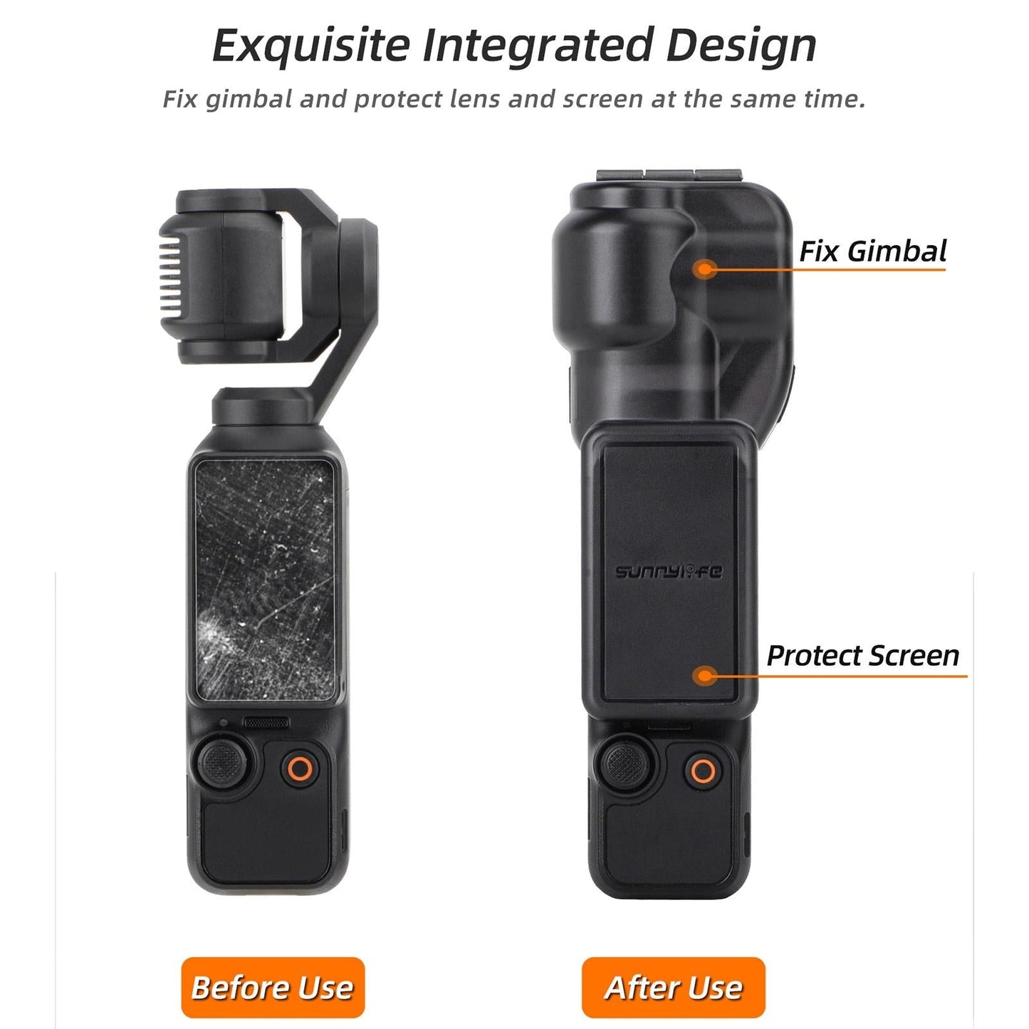Protective Gimbal Cover For Dji Pocket 3 - Integrated Design-1915196498275078146