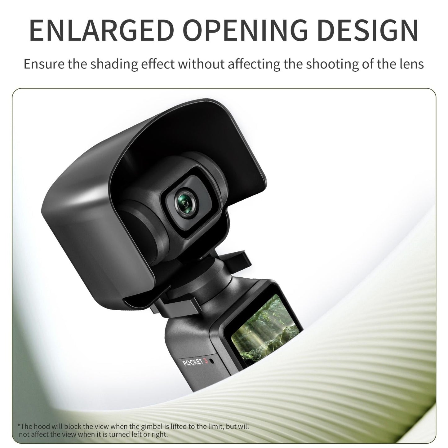 Universal 2-In-1 Gimbal Sunshade For Dji Pocket 3-1915196788529303555