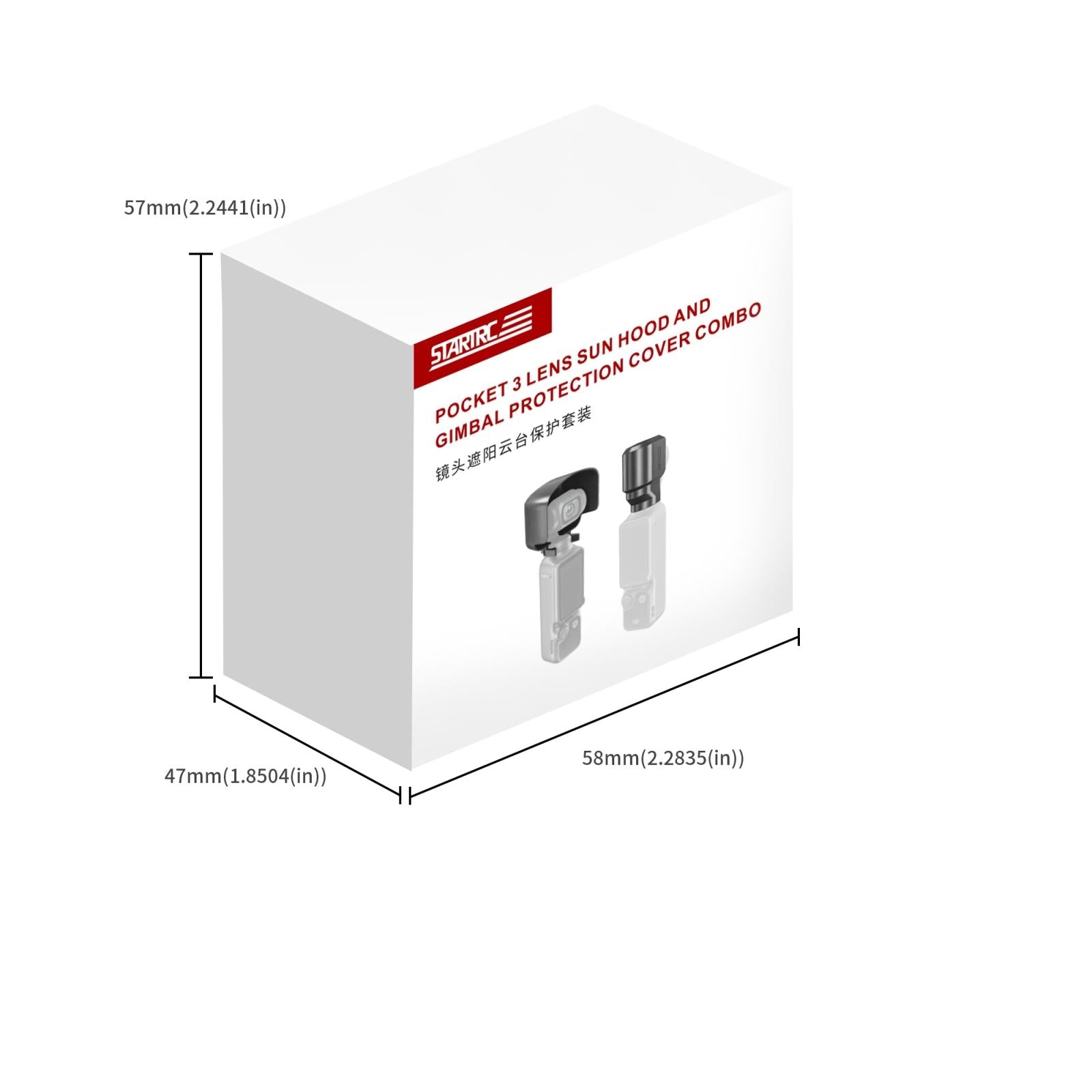 Universal 2-In-1 Gimbal Sunshade For Dji Pocket 3-1915196788529303559