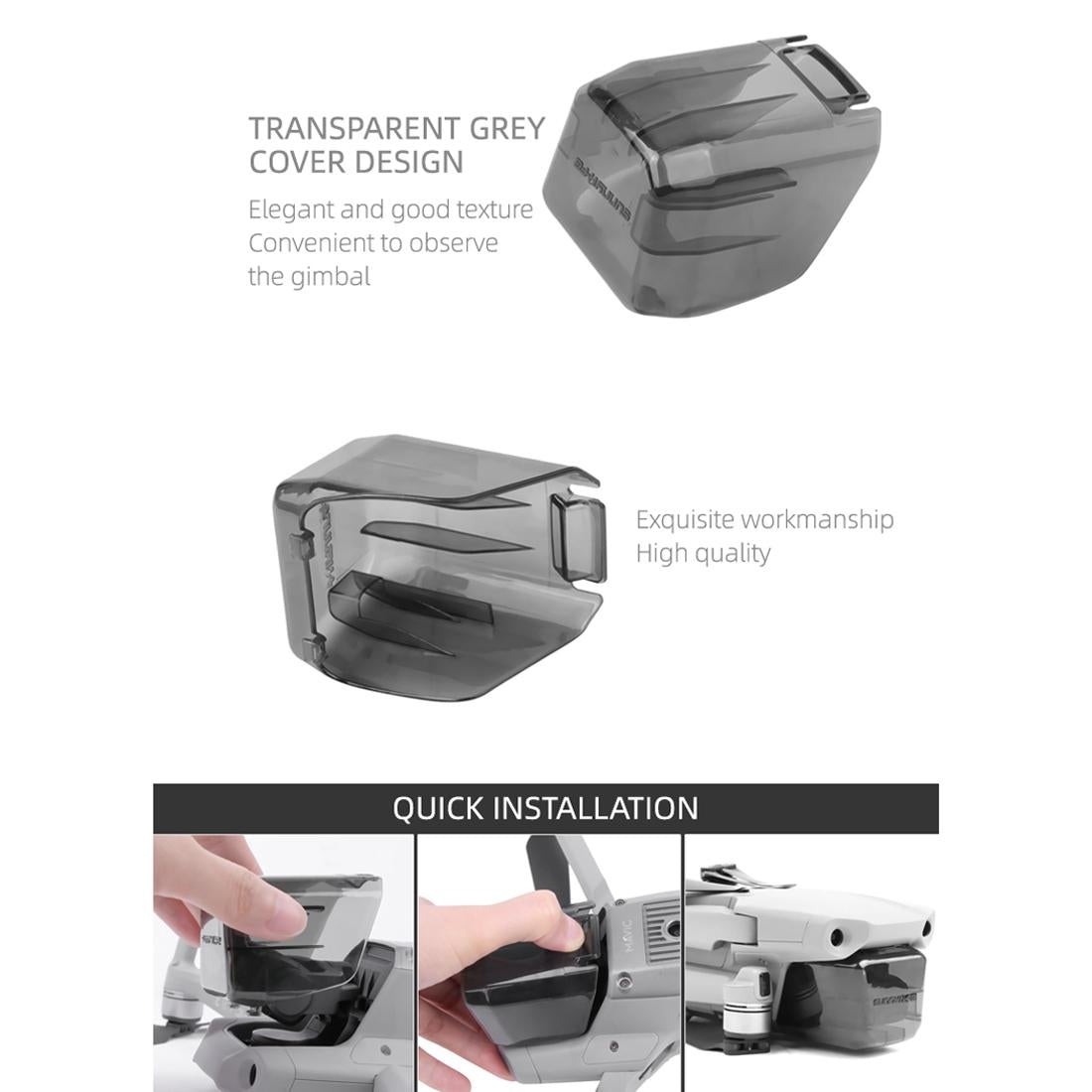 Protective Cover Hood For Dji Mavic Air 2 Camera-1915196545033179143