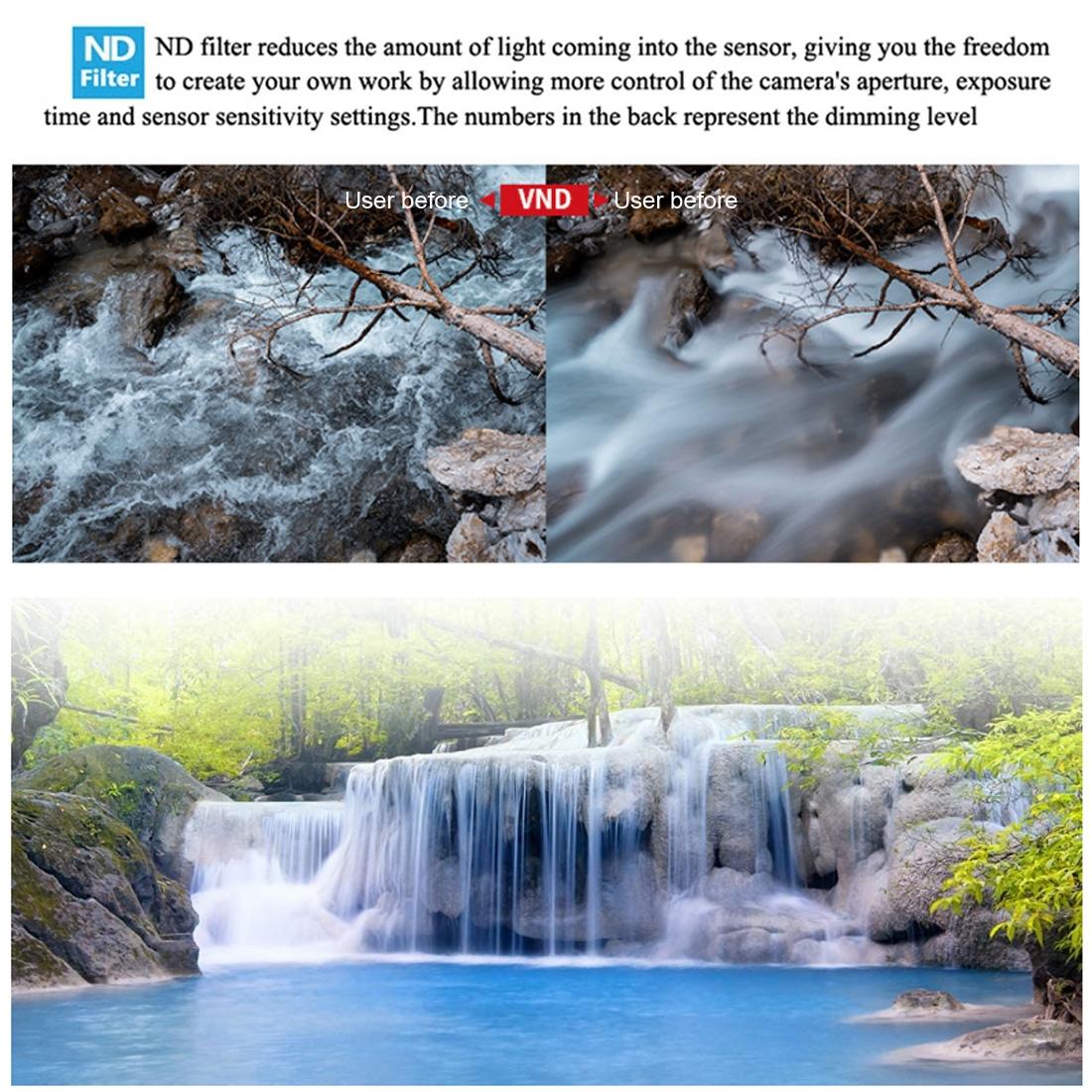 Variable Vnd Lens Filter For Dji Mavic Air 2 - 3-In-1 2.5-6.9 Stop - Reducing Light Pollution-1915197406593552387