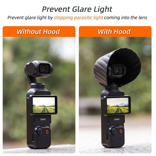 Sunshade Lens Hood For Dji Pocket 3 - Protective Cover-1915196754953900034