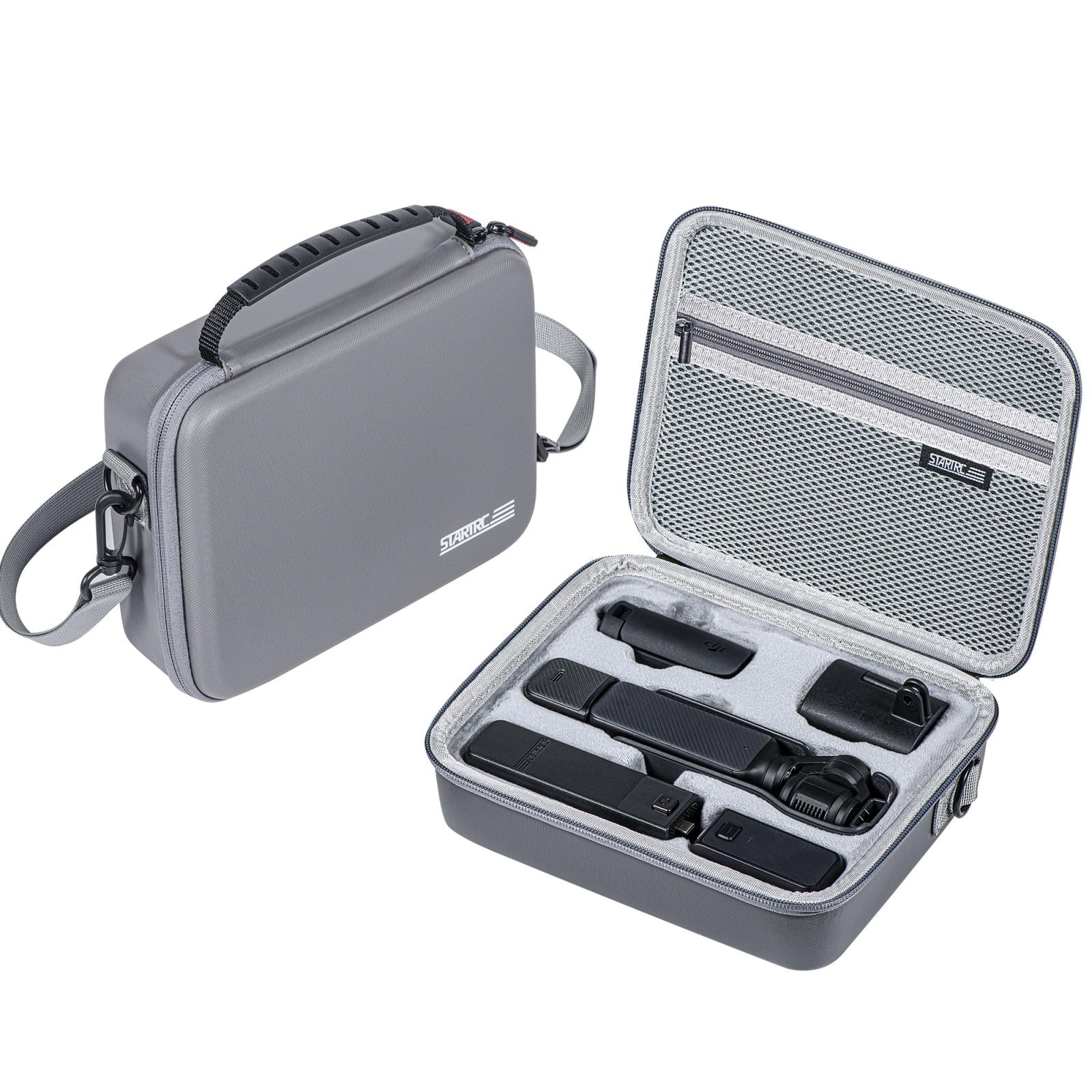 Compact Carrying Case For Dji Pocket 3 - Portable Pu Storage Box-1915196546387939328