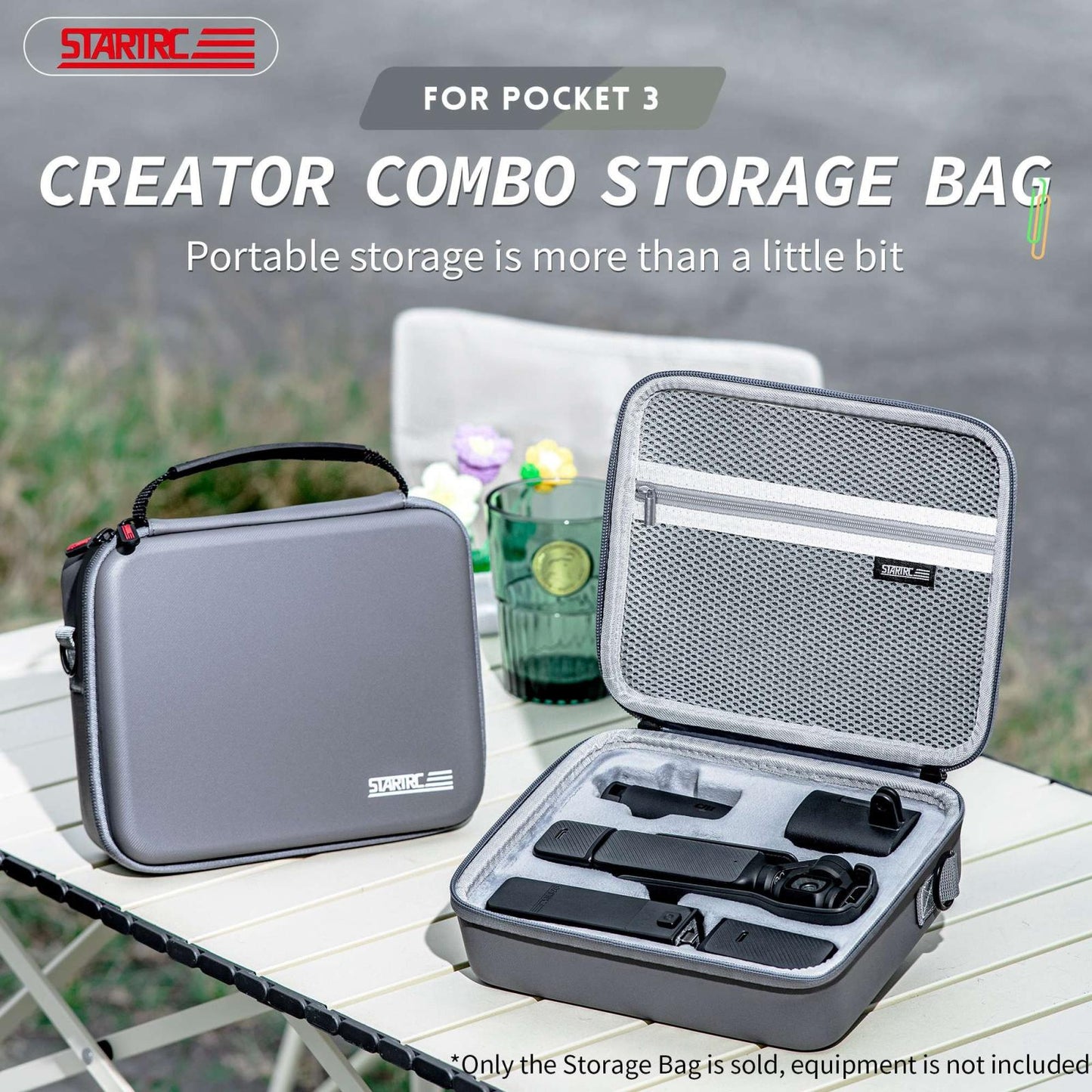 Compact Carrying Case For Dji Pocket 3 - Portable Pu Storage Box-1915196546387939329