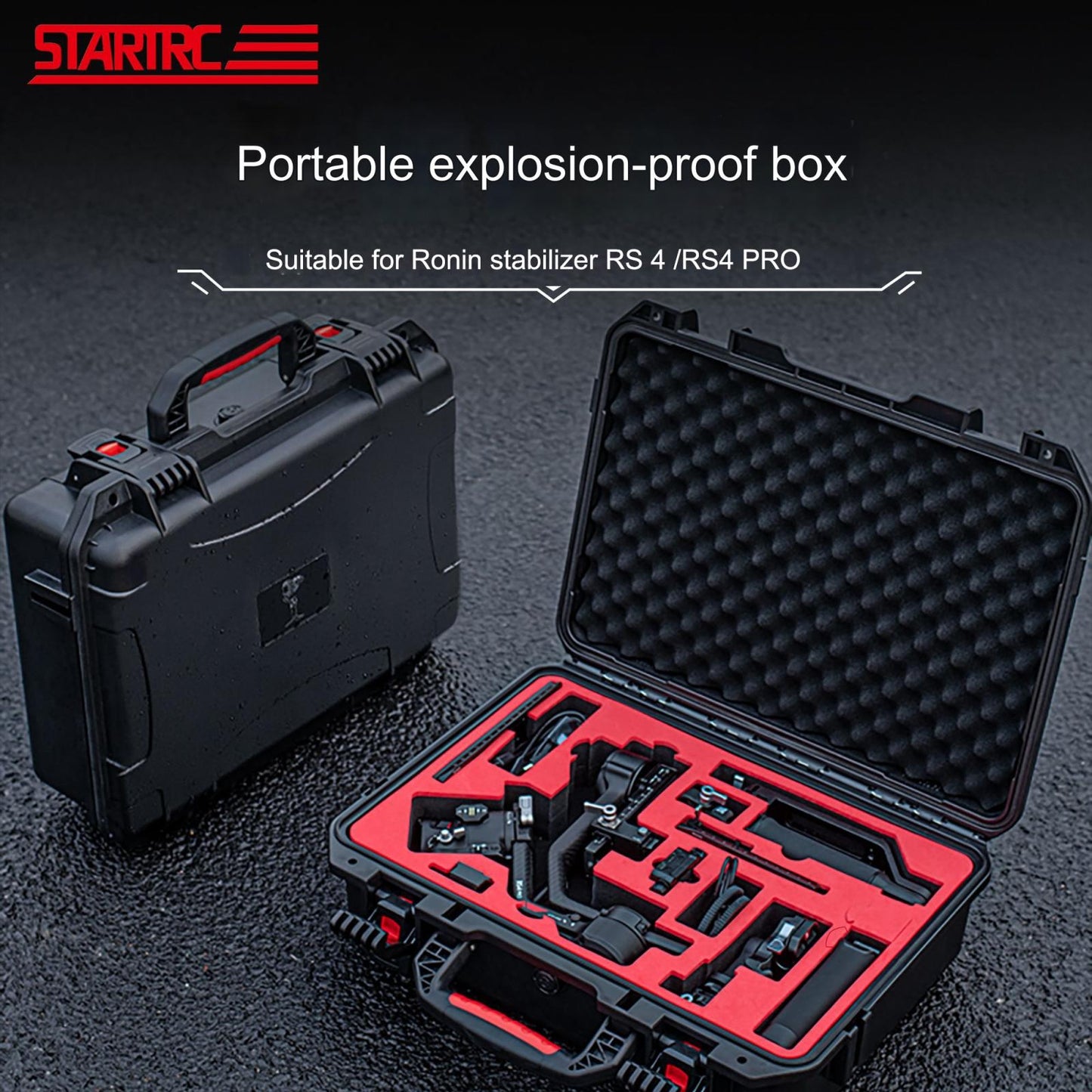 Waterproof Shockproof Portable Storage Box For Dji Rs4 / Rs4 Pro-1915196510241427457