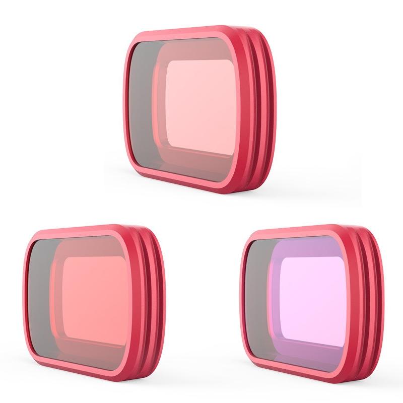 Professional Diving Lens Filter Set For Dji Pocket - 3 Pack-1915197721803886593