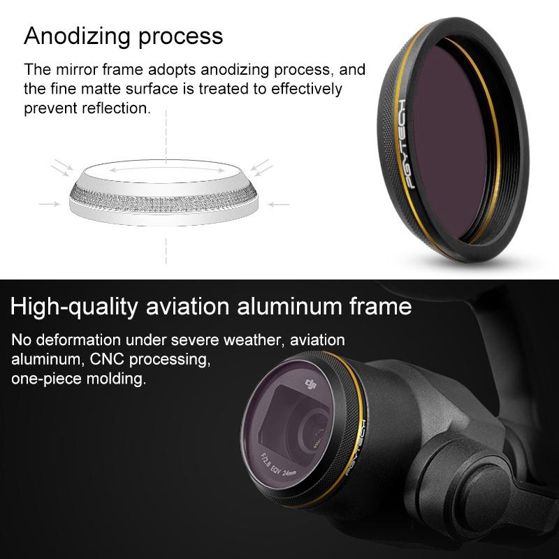 Gold Edge Lens Filter For Dji Inspire 2 / X4S Gimbal Camera Drone-1915197731836661763