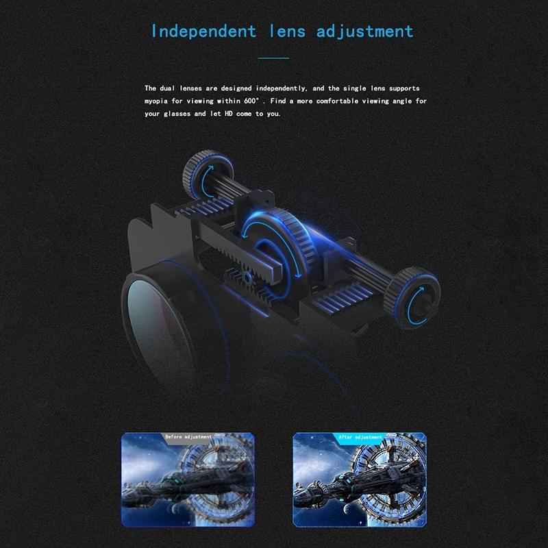 High-Fidelity Vr Headset For 4.7-6.1 Smartphones - 3D Glasses-1915196624100003847
