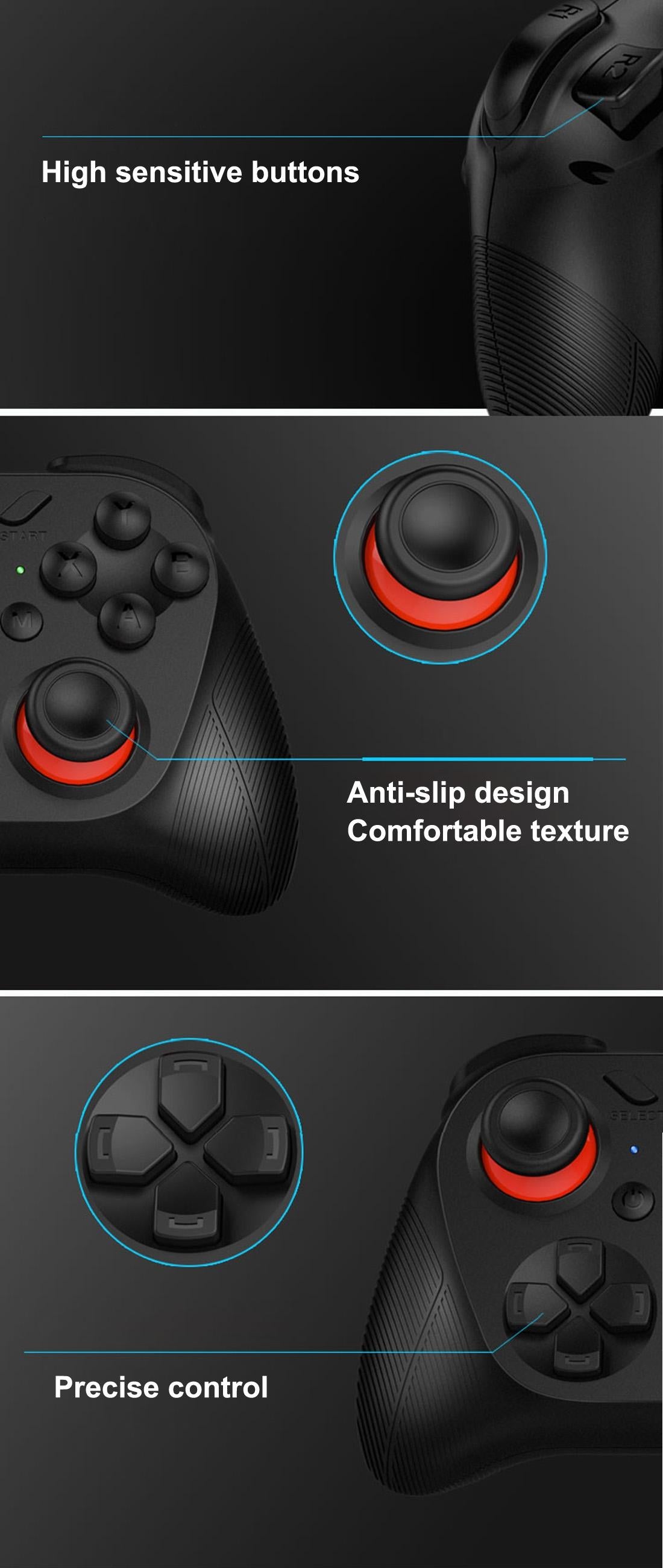 Bluetooth Gamepad Controller - Wireless-1915196747697754118