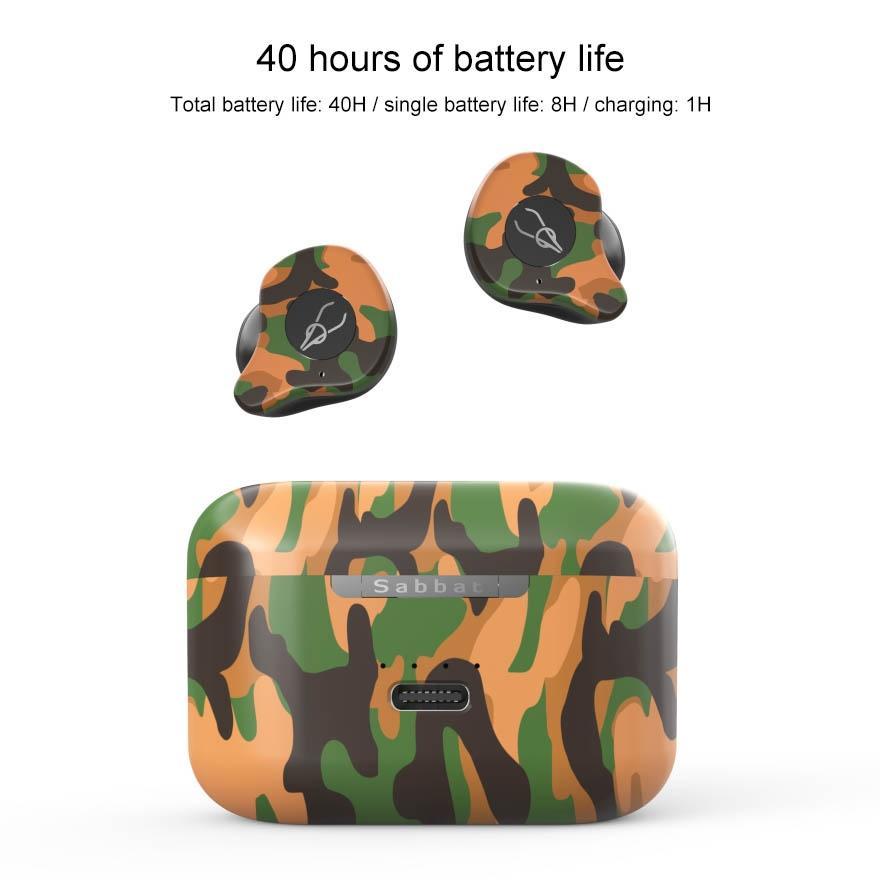 Waterproof Wireless Bluetooth Earphones With Charging Box - X12 Ultra- Sahara Camo-1915198089707261954