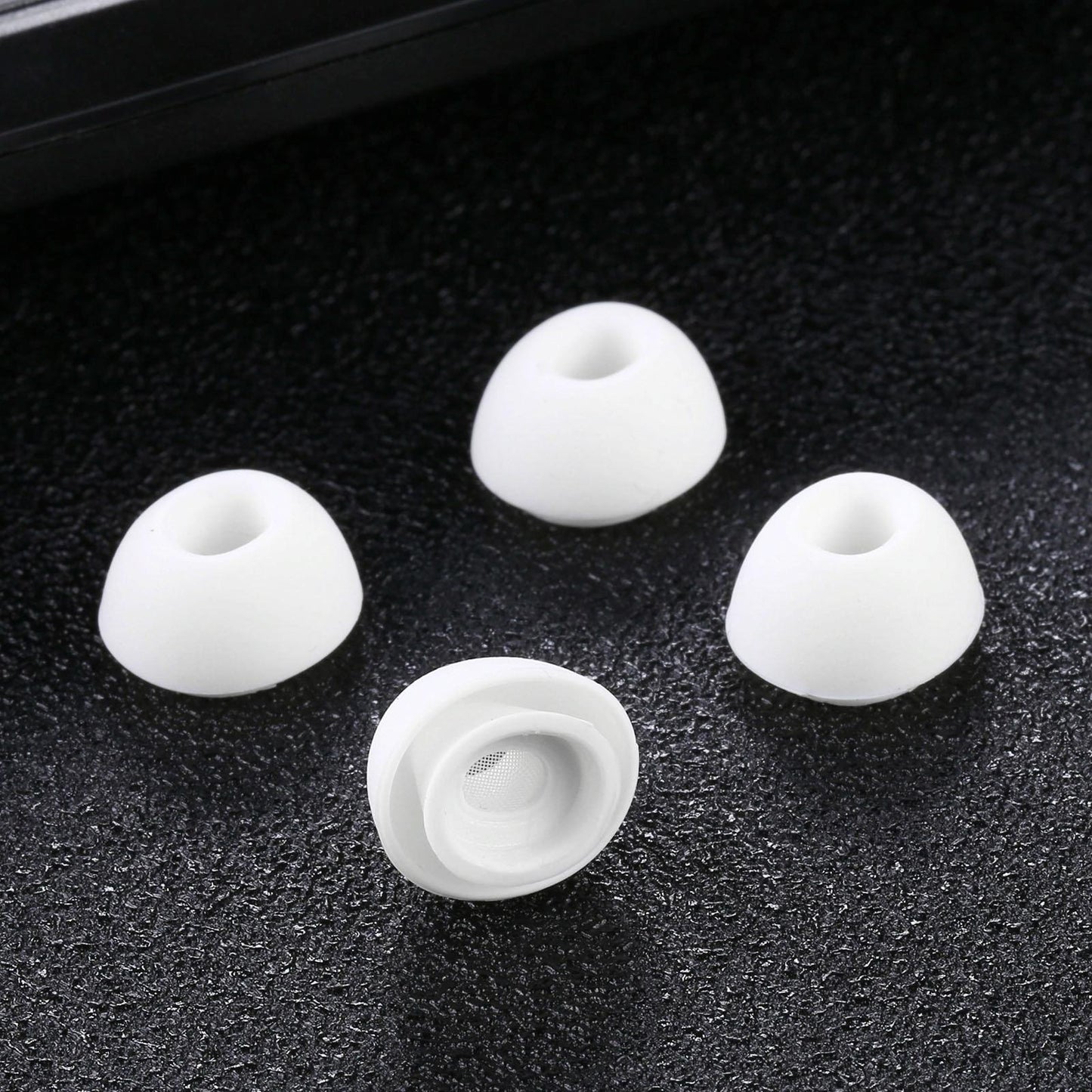 Soft Silicone Ear Caps For Airpods - 2 Pairs With Net-1915198116244623361