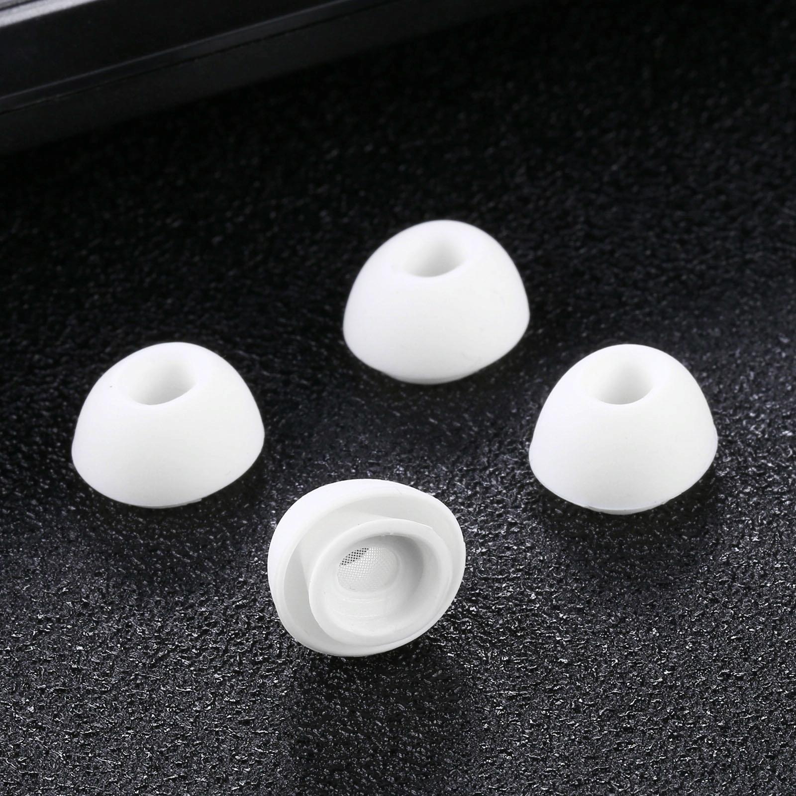 Soft Silicone Ear Caps For Airpods - 2 Pairs With Net-1915198116244623361