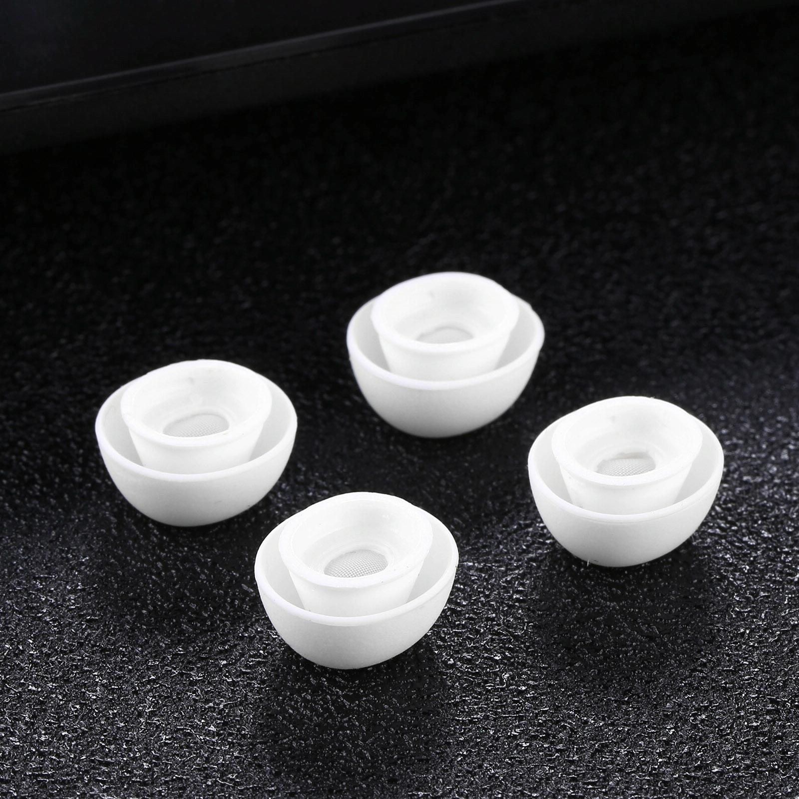 Soft Silicone Ear Caps For Airpods - 2 Pairs With Net-1915198116244623362